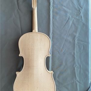4/4 full size Violin in the white Do It Your self in the white